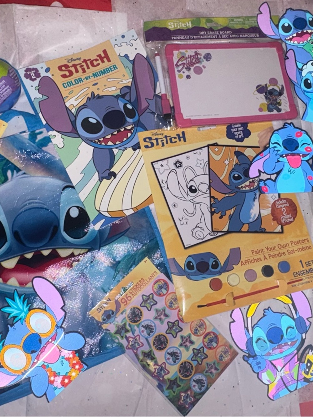 Disney Stitch Activity Kit - Blue, Purple, Yellow